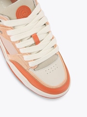 Kurt Geiger London Orange Kingsland Trainers - Image 4 of 4