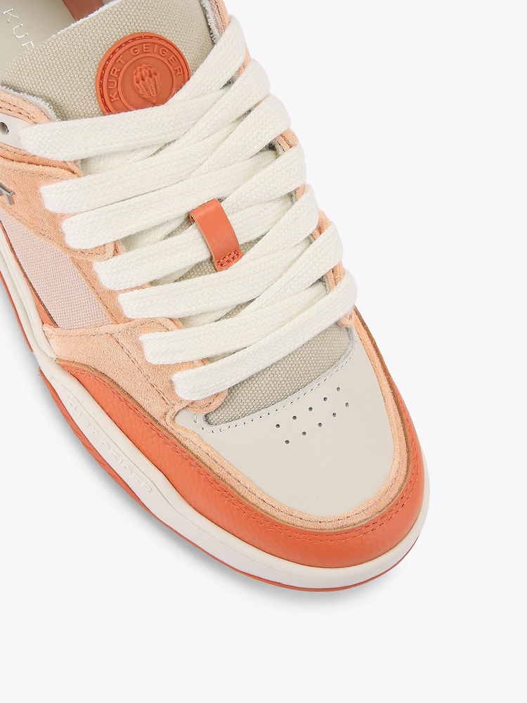 Kurt Geiger London Orange Kingsland Trainers - Image 4 of 4