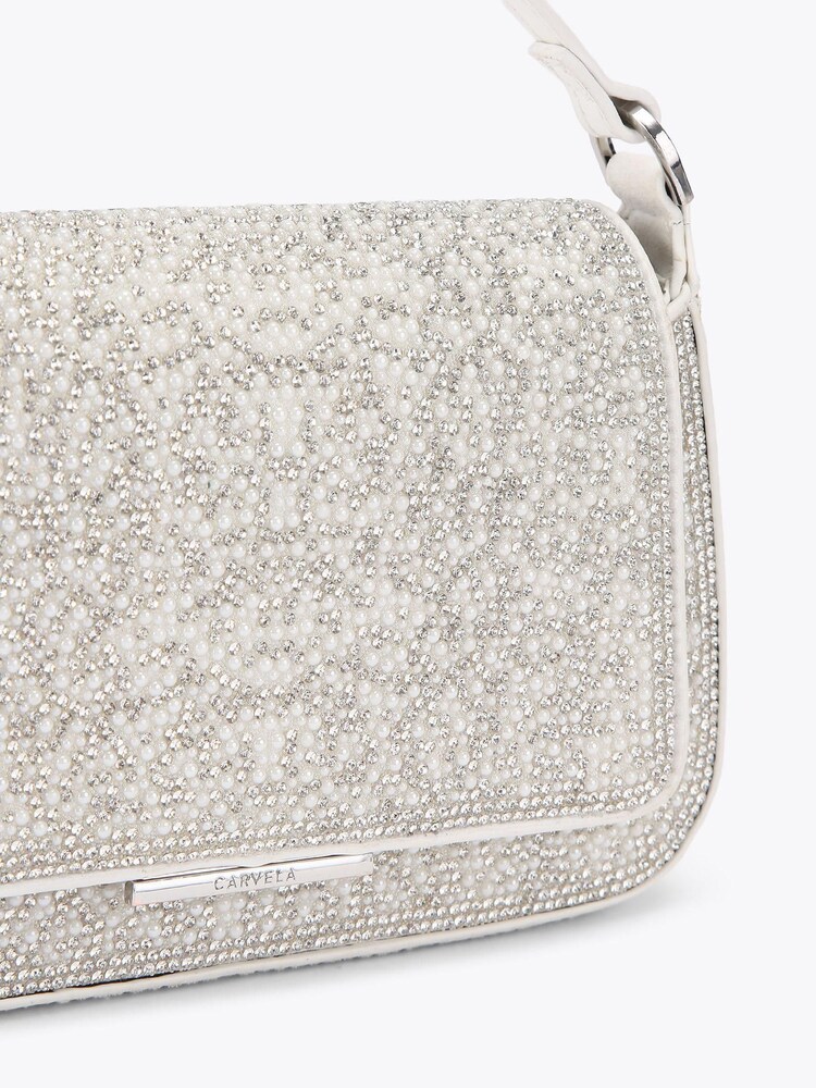 Carvela White Diana Top Handle Bag - Image 4 of 4