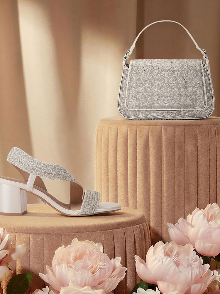 Carvela White Diana Top Handle Bag - Image 5 of 5