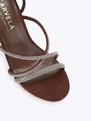 Carvela Brown Ravello Wedge Sandals - Image 5 of 5