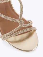 KG Kurt Geiger Gold Sloane Sandals - Image 4 of 4