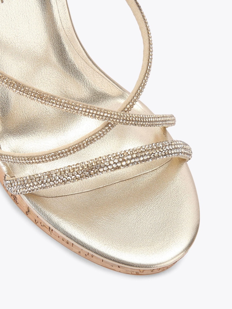 Carvela Gold Ravello Wedge Sandals - Image 5 of 5 Carvela Gold Ravello Wedge Sandals - Image 5 of 5