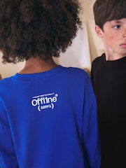 Blue/Black Offline Woven Check Pyjamas 2 Pack (3-16yrs) - Image 4 of 11