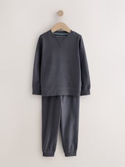 Green/Blue/Charcoal Long Sleeve Jogger Pyjamas Set 3 Pack (3-16yrs) - Image 3 of 6