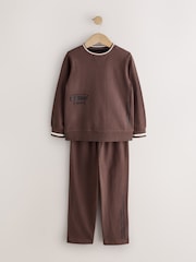 Khaki/Black/Brown Offline Long Sleeve Jogger Pyjamas Set 3 Pack (3-16yrs) - Image 10 of 13