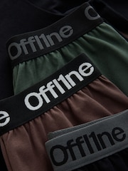 Khaki/Black/Brown Offline Long Sleeve Jogger Pyjamas Set 3 Pack (3-16yrs) - Image 13 of 13