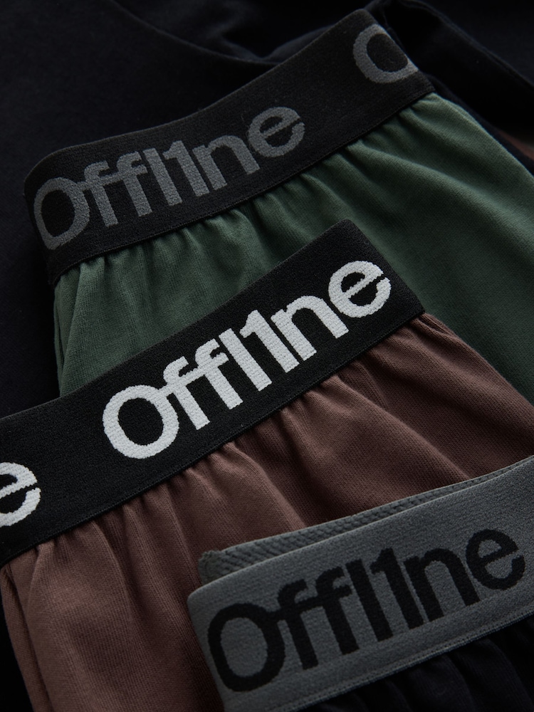 Khaki/Black/Brown Offline Long Sleeve Jogger Pyjamas Set 3 Pack (3-16yrs) - Image 13 of 13 Khaki/Black/Brown Offline Long Sleeve Jogger Pyjamas Set 3 Pack (3-16yrs) - Image 13 of 13