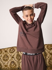 Khaki/Black/Brown Offline Long Sleeve Jogger Pyjamas Set 3 Pack (3-16yrs) - Image 4 of 13