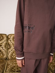 Khaki/Black/Brown Offline Long Sleeve Jogger Pyjamas Set 3 Pack (3-16yrs) - Image 5 of 13