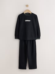 Khaki/Black/Brown Offline Long Sleeve Jogger Pyjamas Set 3 Pack (3-16yrs) - Image 8 of 13
