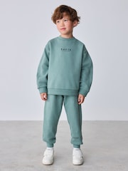 Verde medio - Conjunto de sudadera y pantalones de chándal de Baker by Ted Baker - Imagen 1 de 16