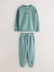 Verde medio - Conjunto de sudadera y pantalones de chándal de Baker by Ted Baker - Imagen 11 de 16