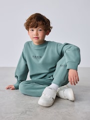 Verde medio - Conjunto de sudadera y pantalones de chándal de Baker by Ted Baker - Imagen 3 de 16