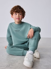Verde medio - Conjunto de sudadera y pantalones de chándal de Baker by Ted Baker - Imagen 4 de 16