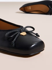 Schwarz - Dune London Harllowe Ballet Freizeitschuhe - Bild 2 von 8