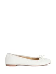 Dune London Natural Helenne Ballet Pumps - Image 1 of 5