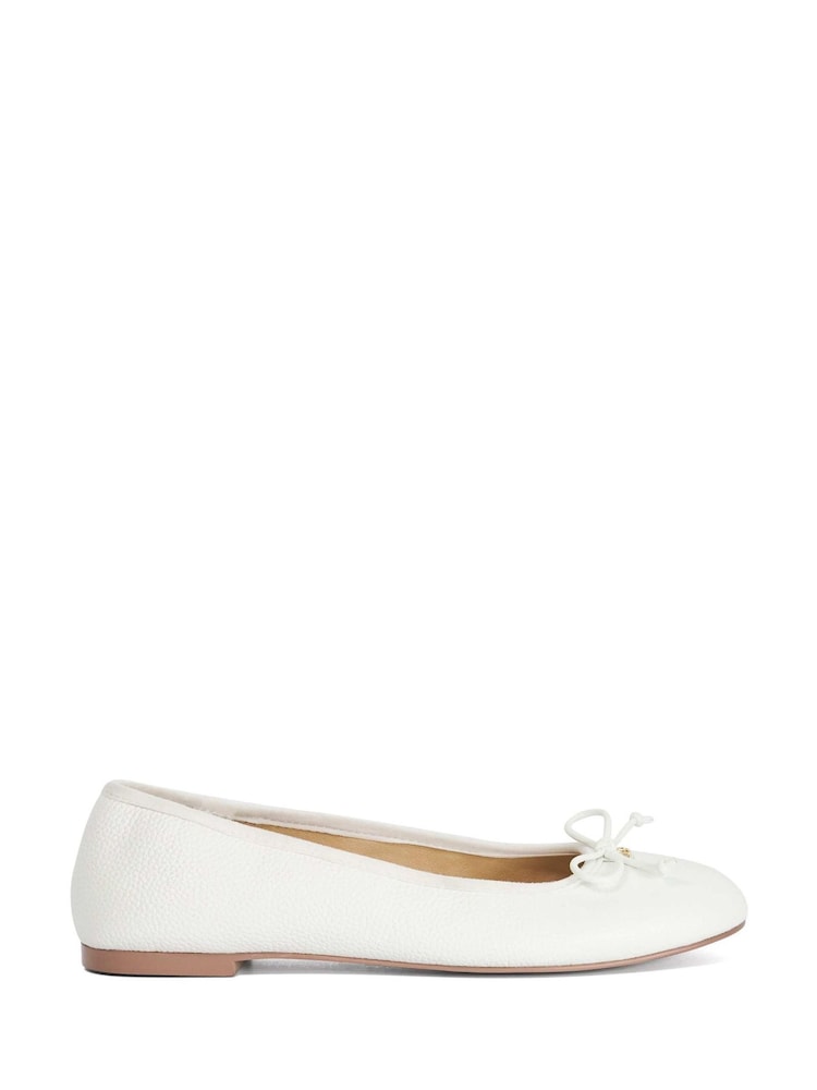Dune London Natural Helenne Ballet Pumps - Image 1 of 5