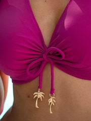 Pour Moi Pink Halterneck Madrid Bikini Top - Image 2 of 4