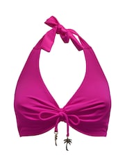 Pour Moi Pink Halterneck Madrid Bikini Top - Image 3 of 4