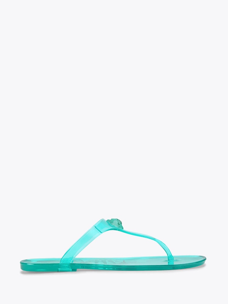 Kurt Geiger London Blue Maddison T Bar Sandals - Image 2 of 5