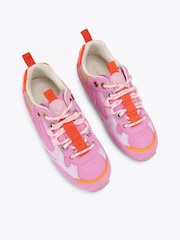 Kurt Geiger London Pink Slim Trainers - Image 2 of 4
