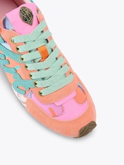 Kurt Geiger London Pink Islington Trainers - Image 3 of 4