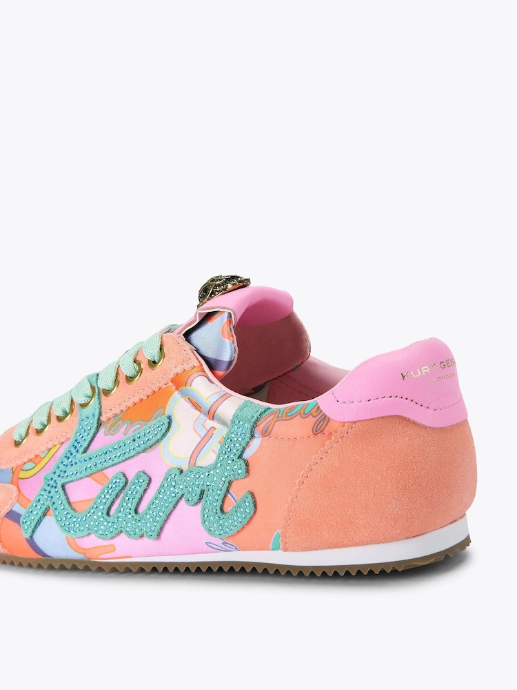 Kurt Geiger London Pink Islington Trainers - Image 4 of 4