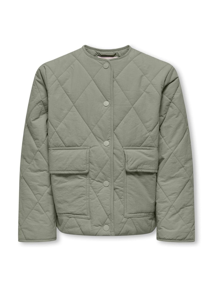 ONLY KIDS Green Quilted Jacket - Image 1 of 3