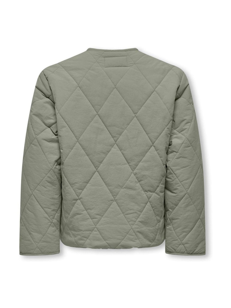 ONLY KIDS Green Quilted Jacket - Image 2 of 3