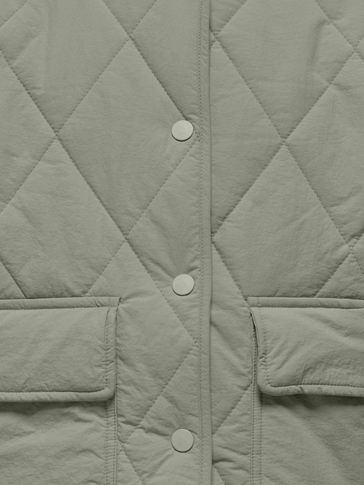 ONLY KIDS Green Quilted Jacket - Image 3 of 3