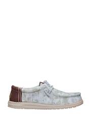 HEYDUDE Green Wally Washed Palm Slip On Shoes - Image 1 of 6
