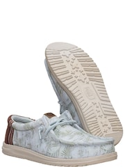 HEYDUDE Green Wally Washed Palm Slip On Shoes - Image 4 of 6