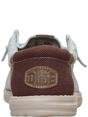 HEYDUDE Green Wally Washed Palm Slip On Shoes - Image 6 of 6