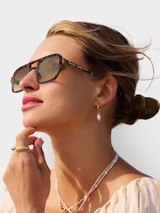Katie Loxton Brown Ibiza Sunglasses - Image 5 of 5