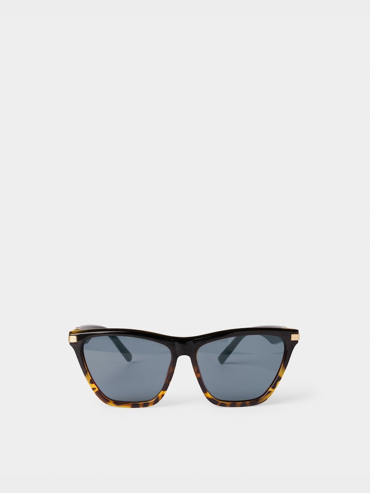 Katie Loxton Black Tortoise Shell Gradient Marbella Sunglasses - Image 1 of 5