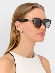 Katie Loxton Black Tortoise Shell Gradient Marbella Sunglasses - Image 5 of 5