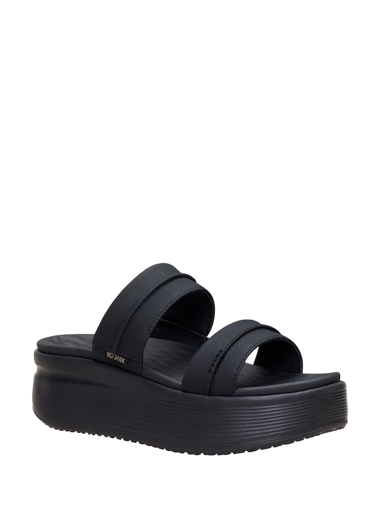 HEYDUDE Black Austin Slide Classic Sandals - Image 2 of 6