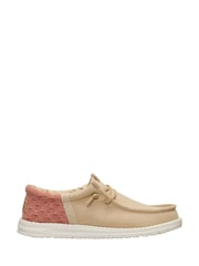 HEYDUDE Brown Wally Funk Summer Stretch Slip On Shoes - Image 1 of 5