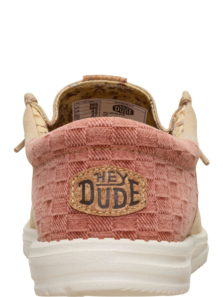 HEYDUDE Brown Wally Funk Summer Stretch Slip On Shoes - Image 5 of 5 HEYDUDE Brown Wally Funk Summer Stretch Slip On Shoes - Image 5 of 5