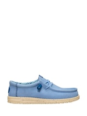 HEYDUDE Blue Wally Canvas Shoes - Image 2 of 6