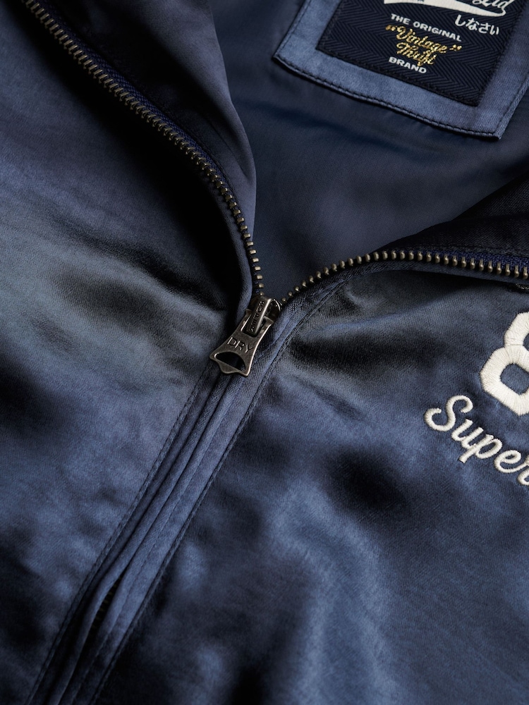 Superdry Blue Suika Track Jacket - Image 7 of 7 Superdry Blue Suika Track Jacket - Image 7 of 7