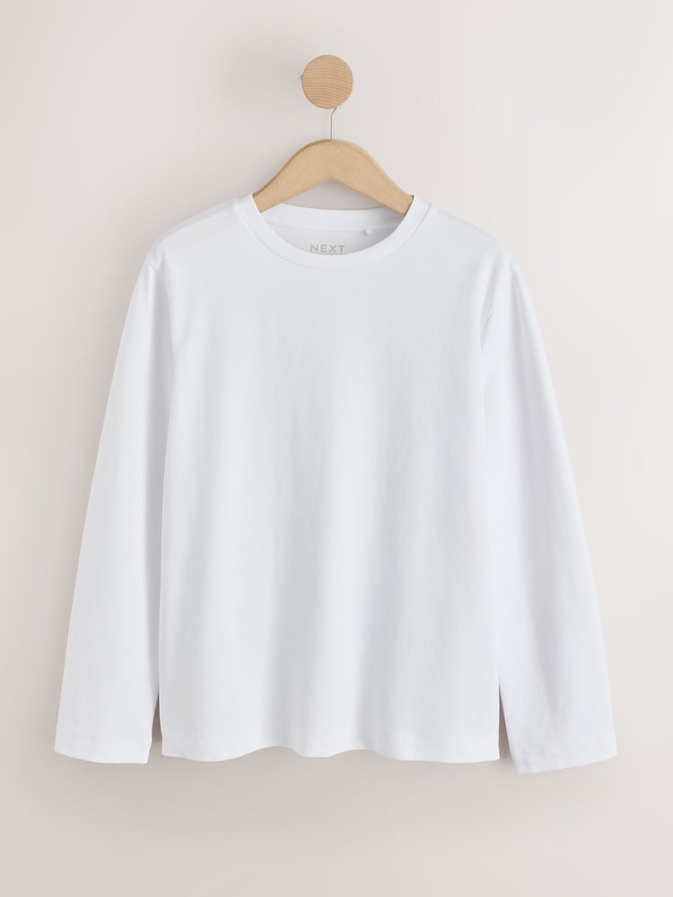 Різнокольоровий - Long Sleeve Crew Neck Heavyweight T-Shirts 3 Pack - Image 2 of 6 Різнокольоровий - Long Sleeve Crew Neck Heavyweight T-Shirts 3 Pack - Image 2 of 6
