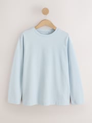 Різнокольоровий - Long Sleeve Crew Neck Heavyweight T-Shirts 3 Pack - Image 3 of 6