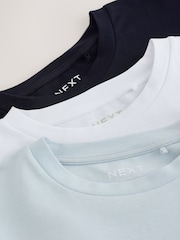 Різнокольоровий - Long Sleeve Crew Neck Heavyweight T-Shirts 3 Pack - Image 5 of 6