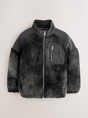 smALLSAINTS Washed Black Underground Fleece - Image 6 of 12