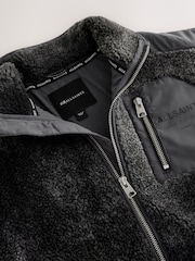 smALLSAINTS Washed Black Underground Fleece - Image 8 of 12