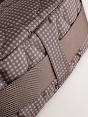 Cuadros marrones - Bolso bandolera de nailon - Imagen 5 de 5