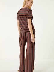 Roman Stripe Mock Button Top - Imagen 3 de 5