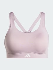 adidas Purple Optime Workout High Support Bra - Image 6 of 7